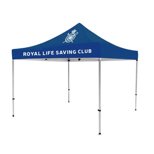 3m x 3m Printed Pop-up Tents Quick Top Portable Marquee Main Image Royal Life Saving Club