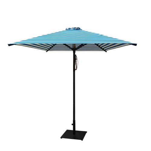 Manhattan Stripe Café Market Umbrella