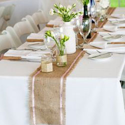 Hessian Wedding Decorations