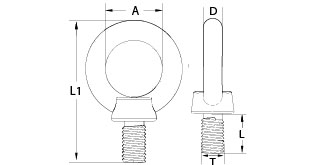 Eyebolt with Collar