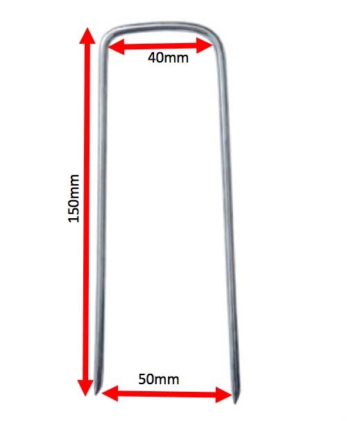 Weedmat Pin Dimensions