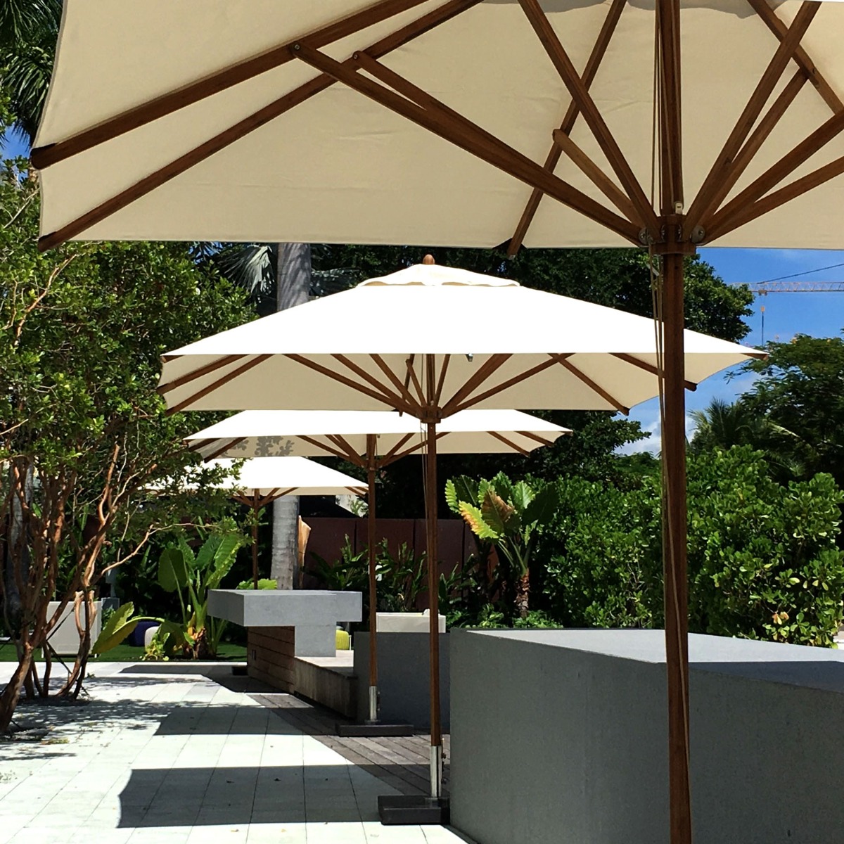 Bambrella Bamboo Commercial Umbrellas