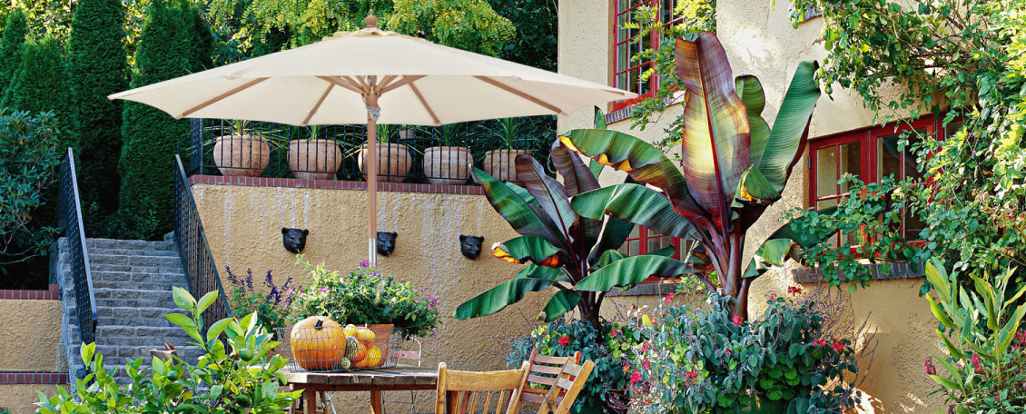 The Sunranger Tuscan Outdoor Timber Umbrella