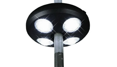 Led Light Close on Pole